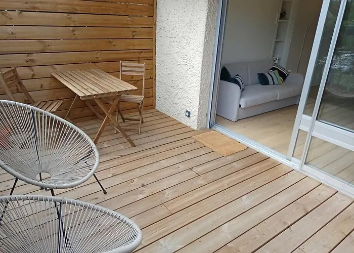 Ty Jolie Super Grand Studio Avec Parking Et Terrasse