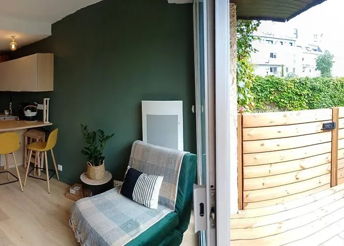 Ty Jolie Super Grand Studio Avec Parking Et Terrasse
